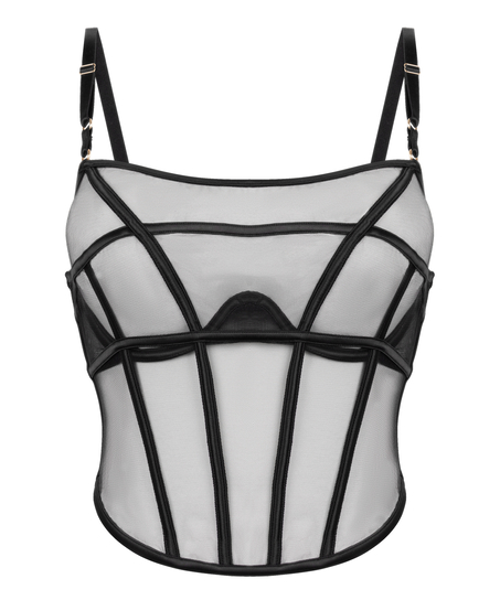 Bustier Marie, Zwart