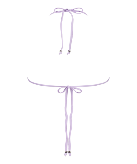 Haut de bikini triangle Aruba, Pourpre