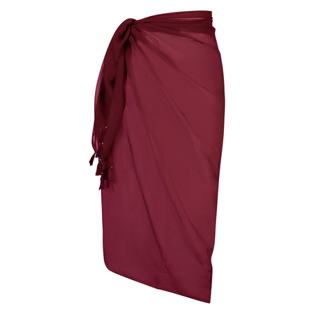 Pareo chiffon, Rood