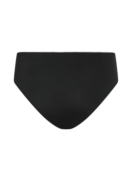 Slip taille haute Diva, Noir