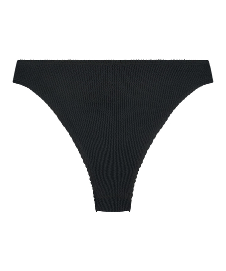 Slip de Bikini &Eacute;chancr&eacute;s Crinkle, Noir