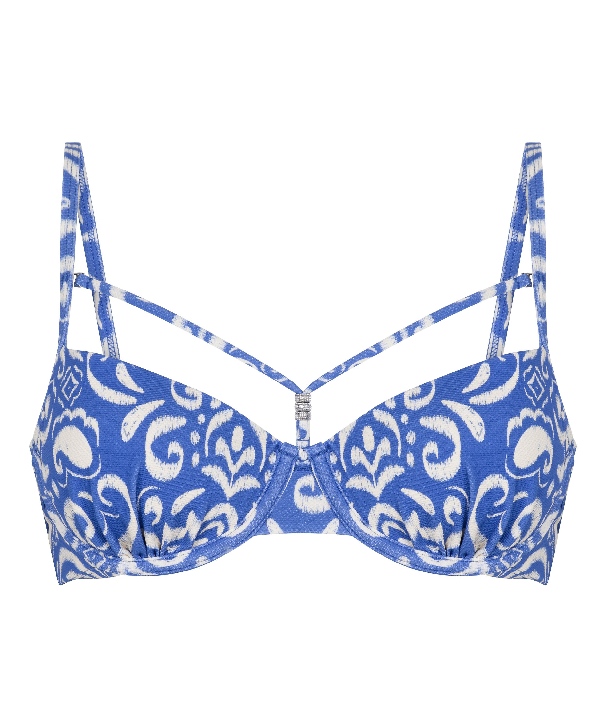 Voorgevormde bikini top Cancun, Blauw