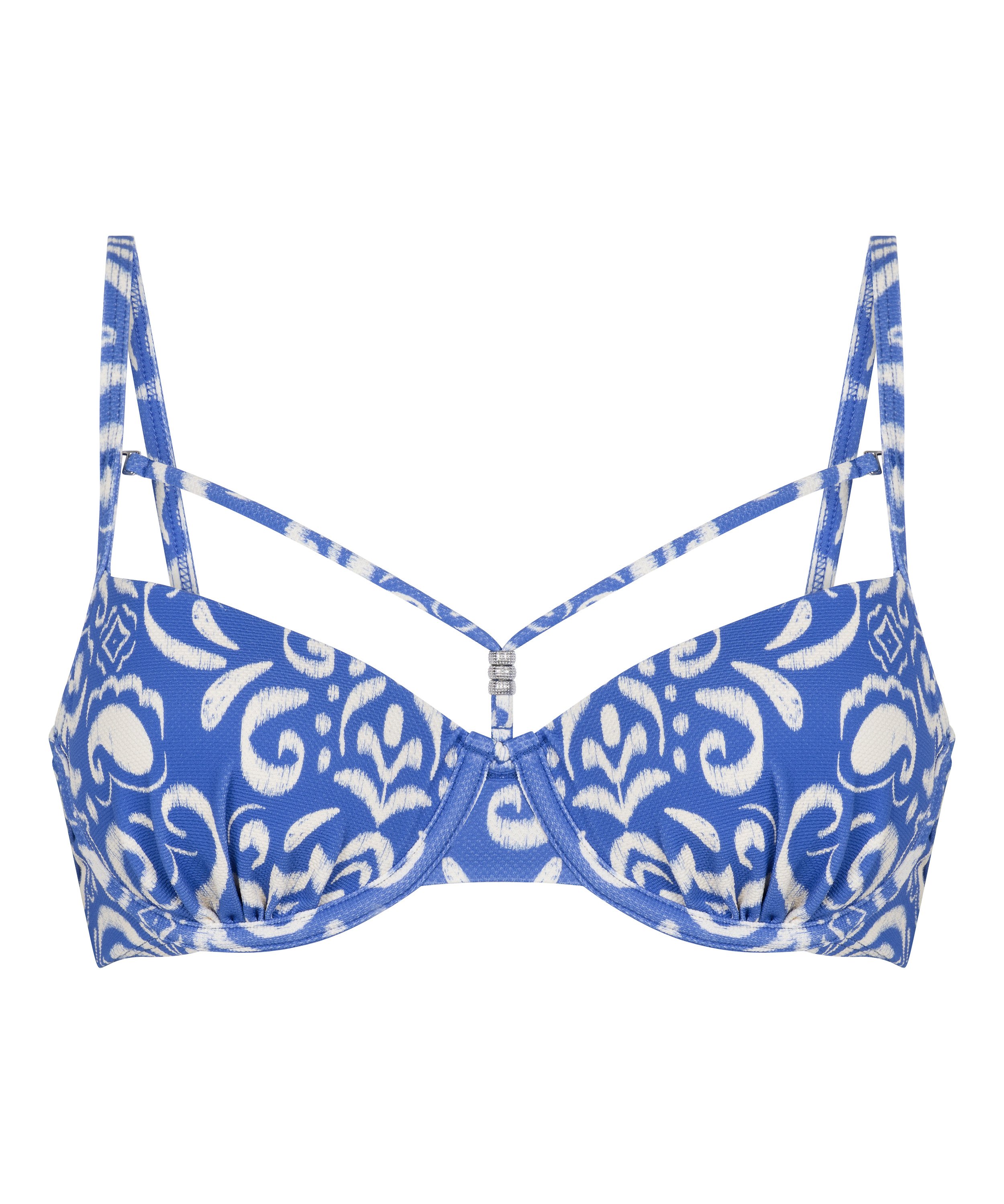 Voorgevormde bikini top Cancun, Blauw, main