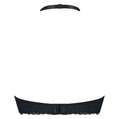 Voorgevormde halter bralette Marina, Zwart