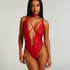 Private body entrejambe ouvert Brandy, Rouge
