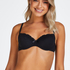Voorgevormde beugel bh Secret Lace Katoen, Zwart