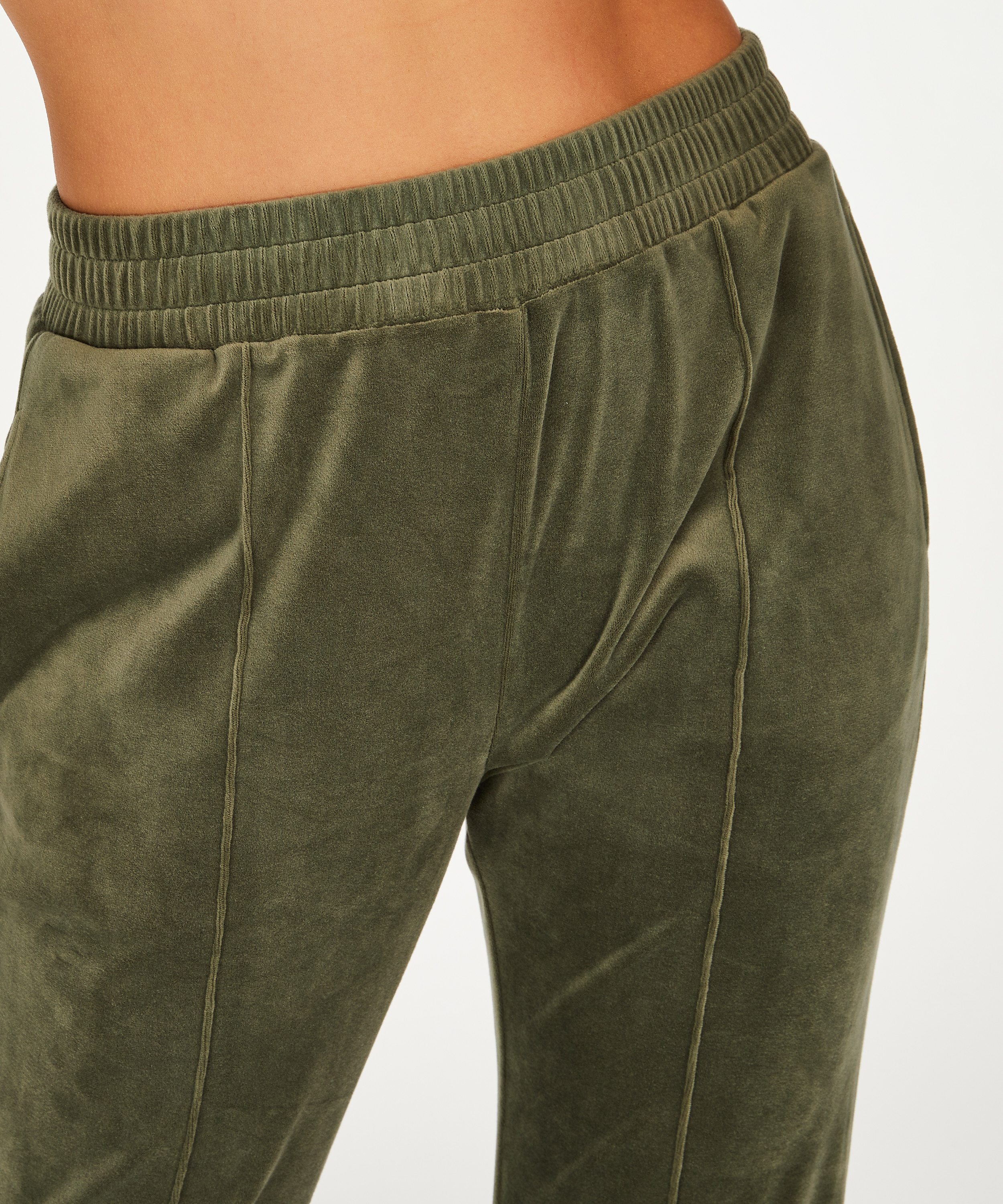 Pantalon de jogging Velours court, Vert, main
