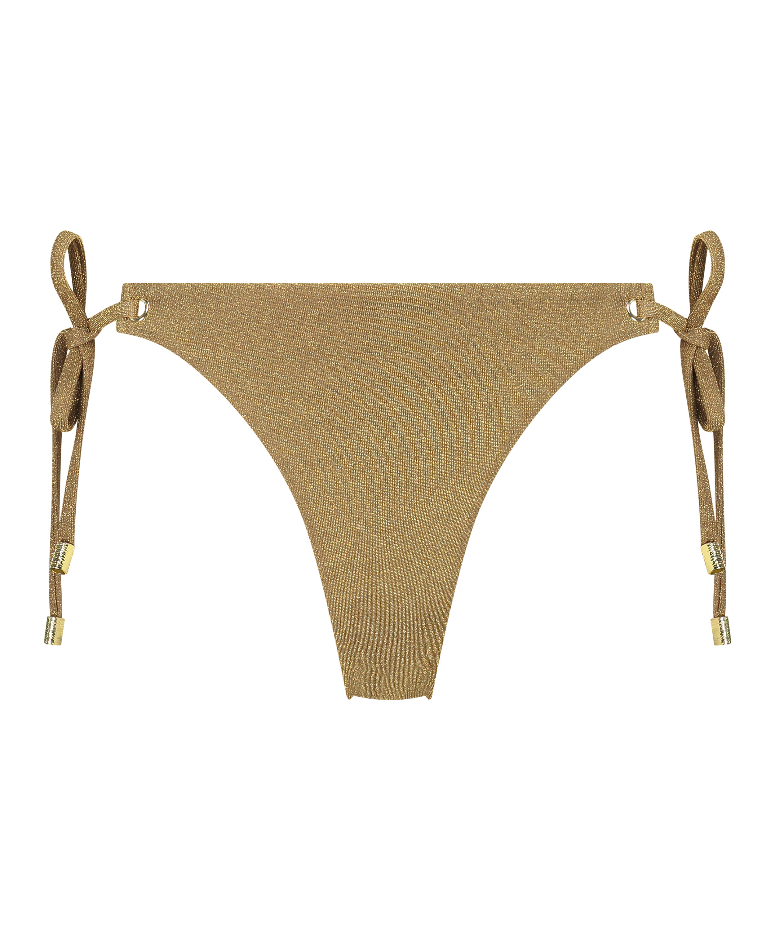 Slip de Bikini Cheeky Tanga Goldie Shimmer, Jaune, main