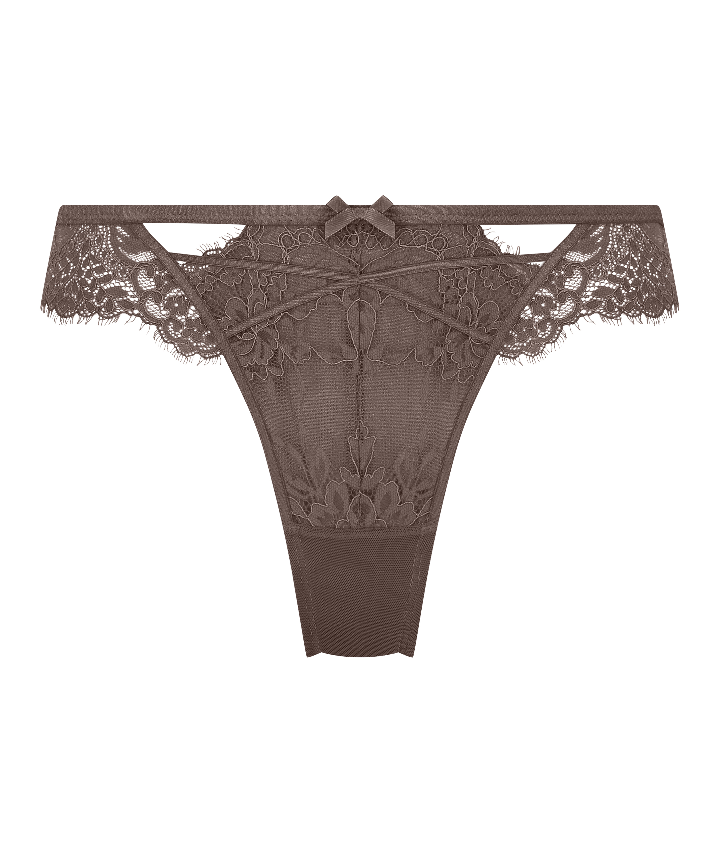 Slip brésilien Arabella, Brun, main