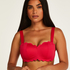 Bandeau bikinitop Scallop, Roze