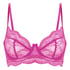 Soutien-gorge non-rembourr&eacute; &agrave; armatures Isabelle, Pourpre