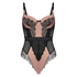 Body à armatures préformé Arianne, Noir