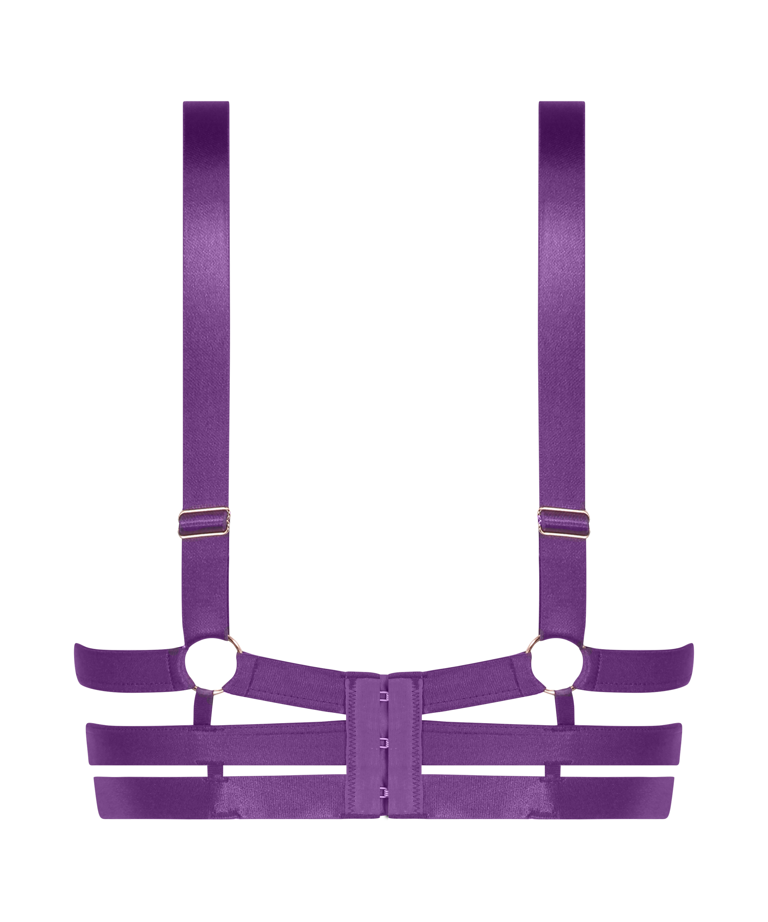 Soutien-gorge à armatures non rembourré longline Sadie, Pourpre, main