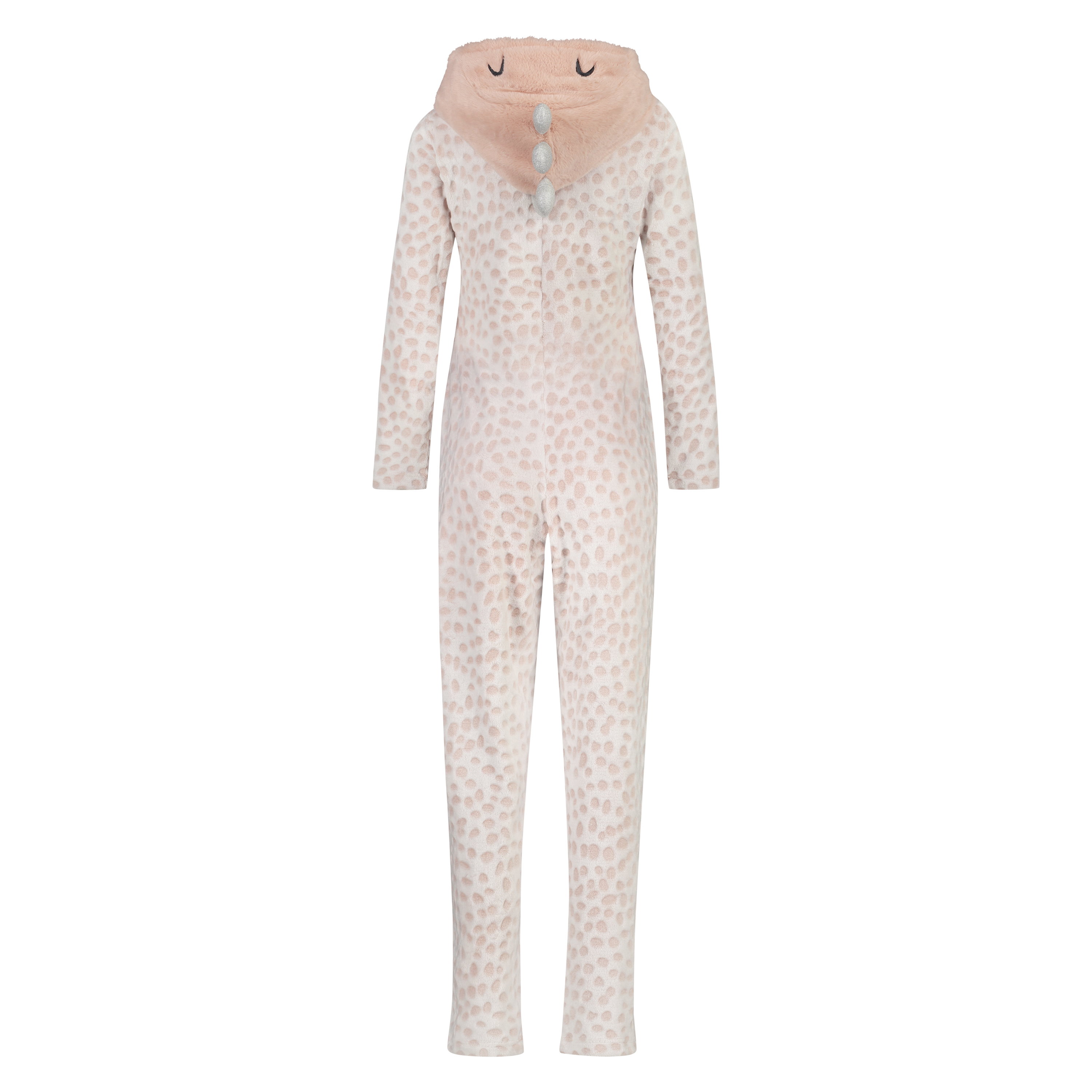 Onesie Fleece Animal, Roze, main