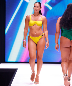 Niet-voorgevormde beugel bikinitop Bahamas Rebecca Mir, Geel