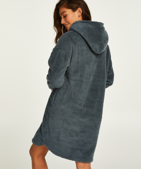 Robe polaire Snuggle Lounge, Bleu