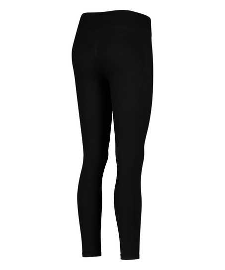 HKMX High waisted naadloze sportlegging, Zwart