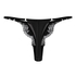 Tanga jambes hautes Cynthia, Noir