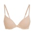 Soutien-gorge &agrave; armatures pr&eacute;form&eacute; Plunge, Beige
