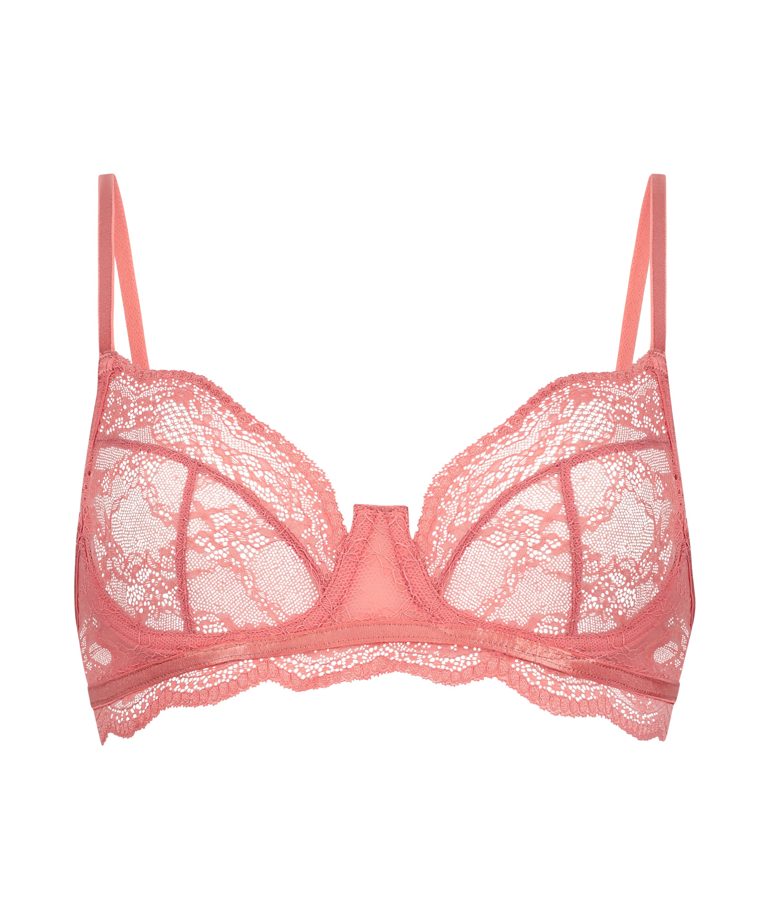 Soutien-gorge non-rembourré à armatures Isabelle, Rose, main
