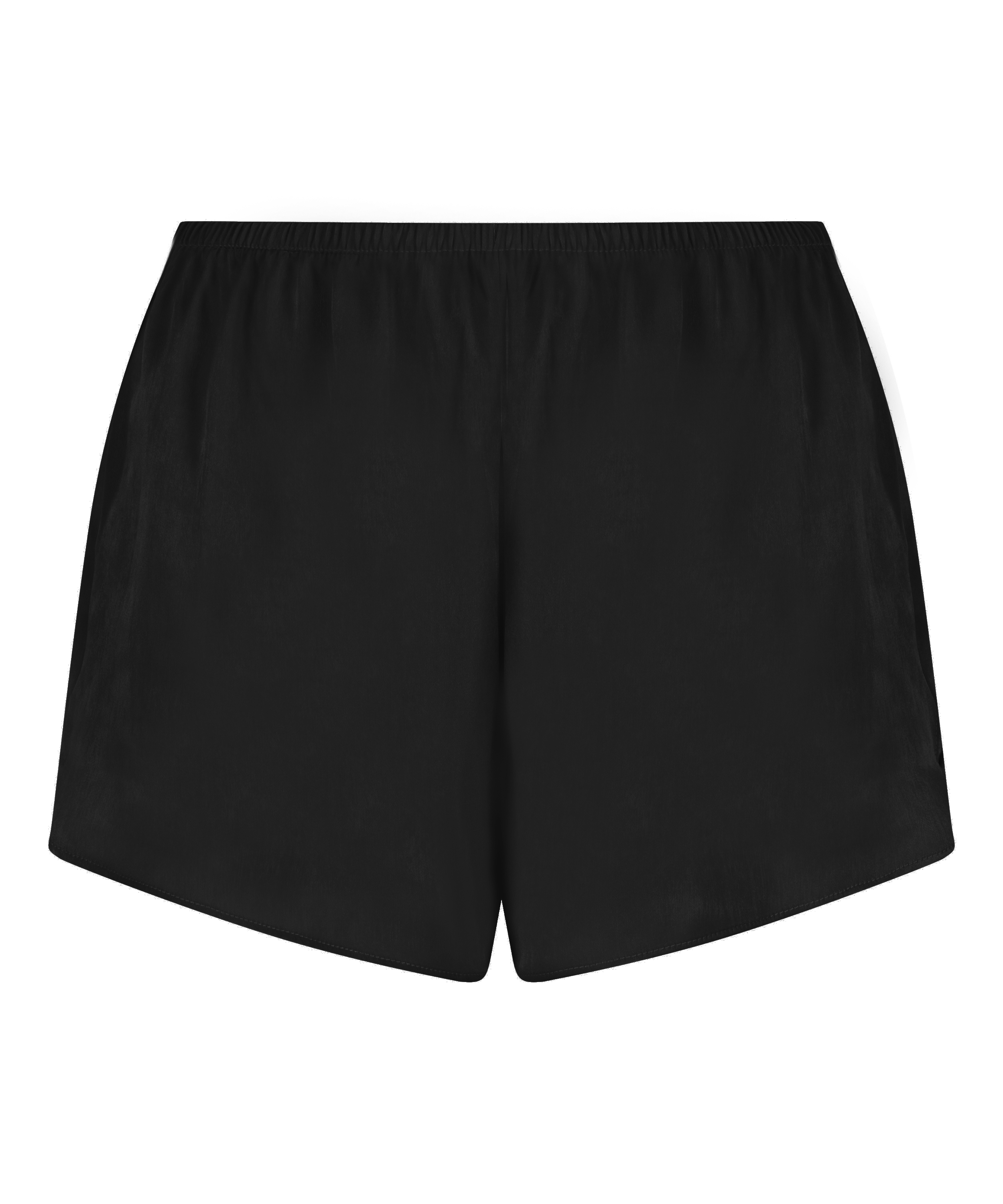 Minimal satijnen short, Zwart, main