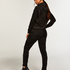 Pantalon de jogging Velours long, Noir