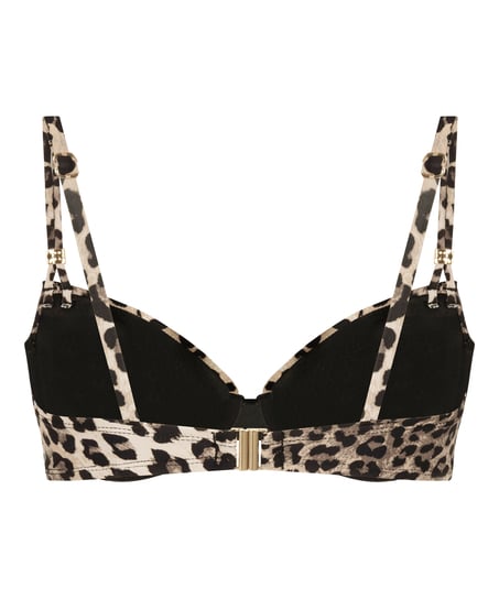 Voorgevormde bikinitop met beugel Animalia, Bruin