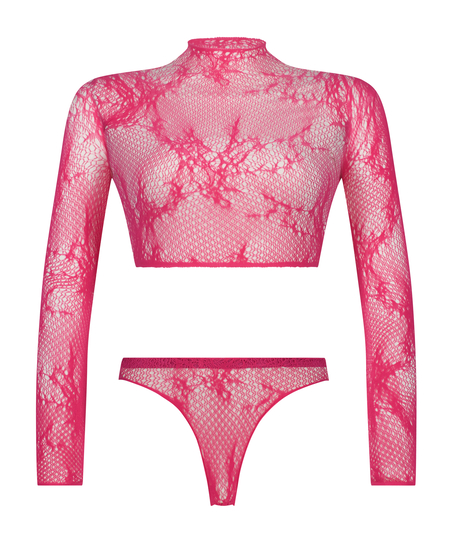 Private Lace Set, Roze