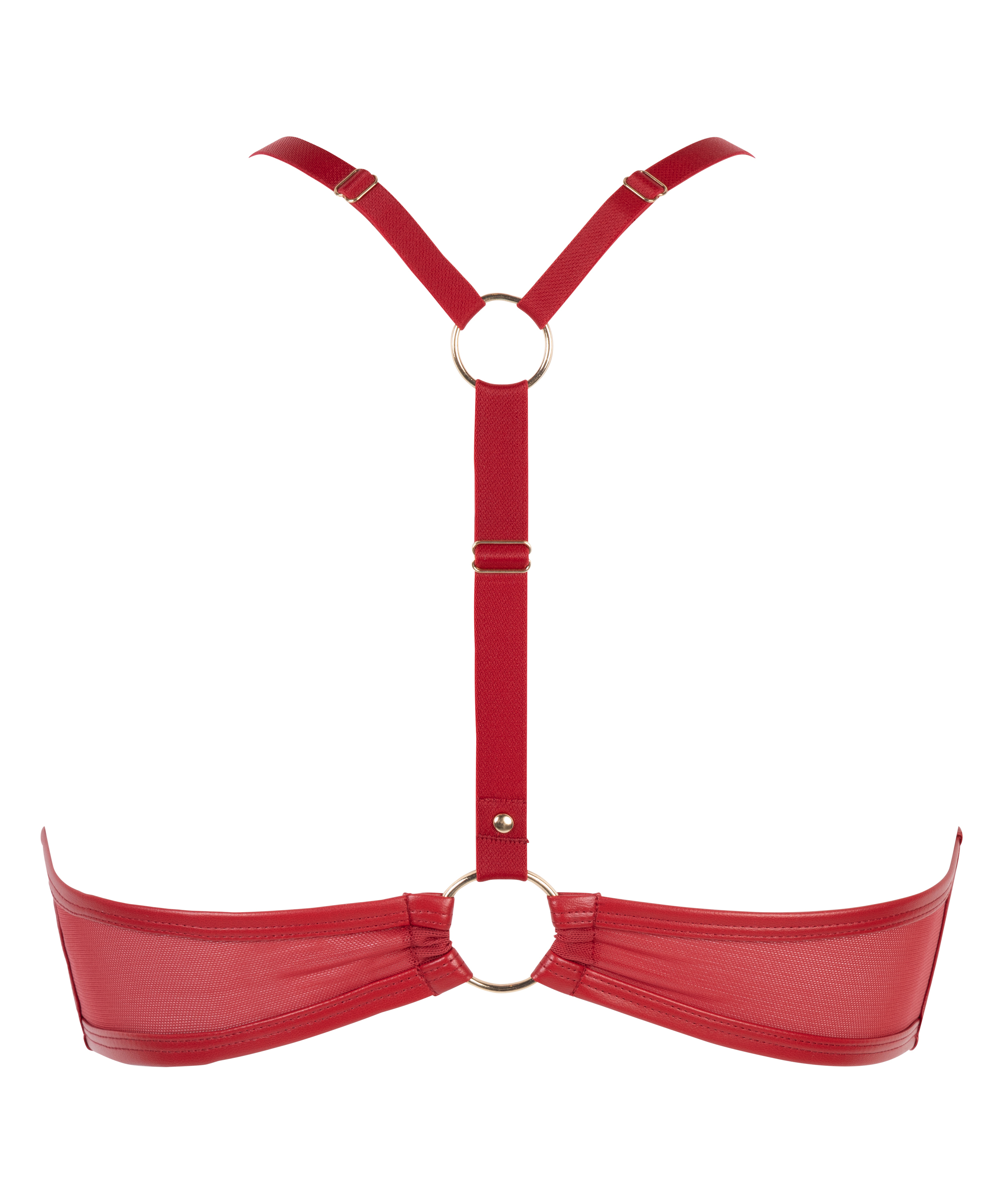 Voorgevormde push-up beugel bh Faye, Rood, main