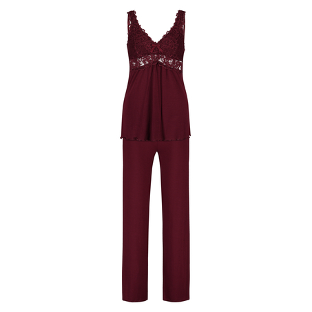 Pyjama set Modal Lace, Rood
