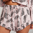 Short de pijama, Rose