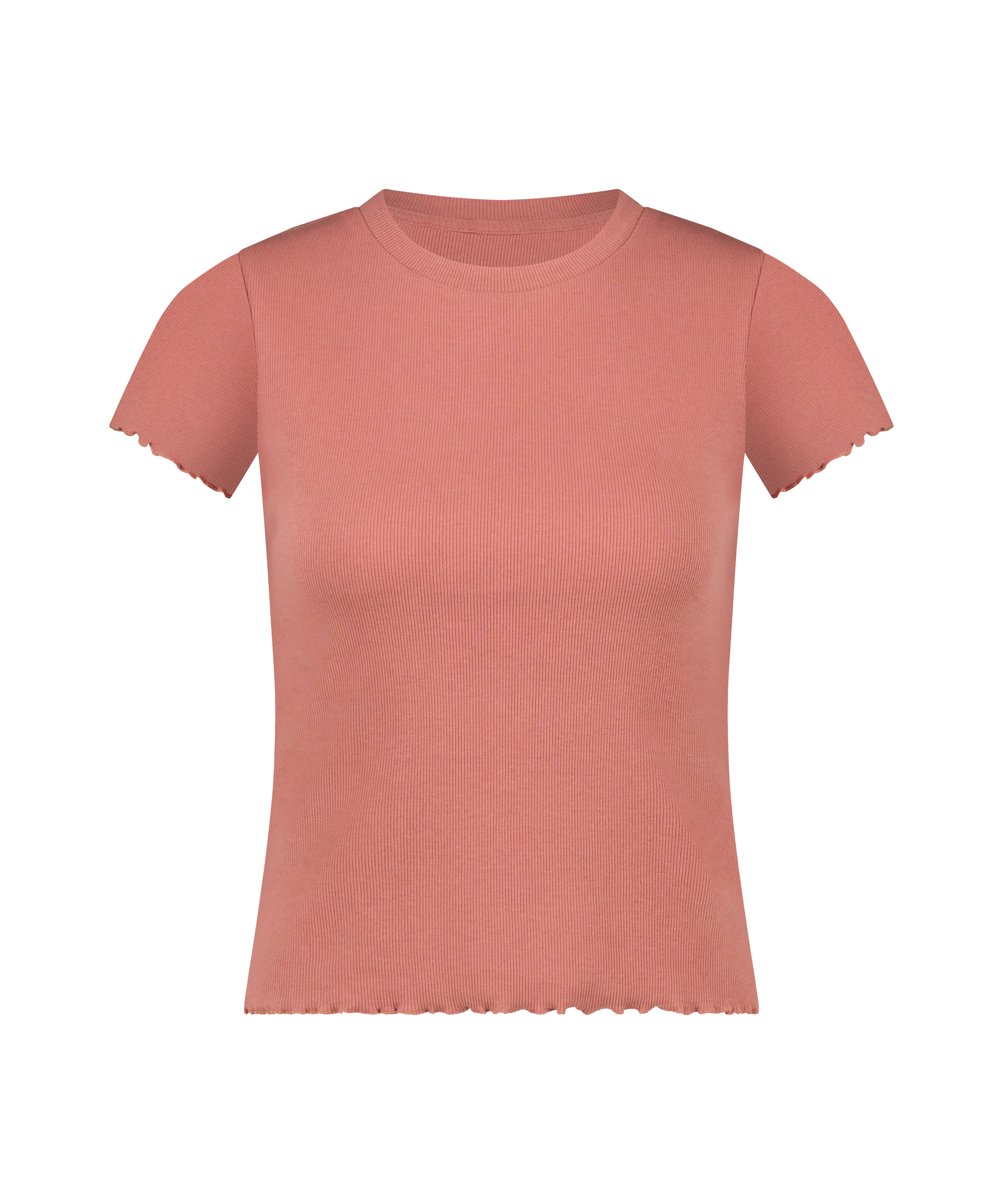 Chemise &agrave; manches courtes en coton, Rose, main