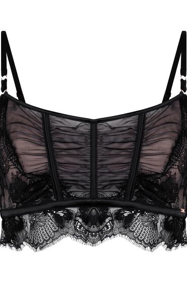 Hunkemöller Niet-voorgevormde longline beugel bh Cynthia Zwart, foto 3