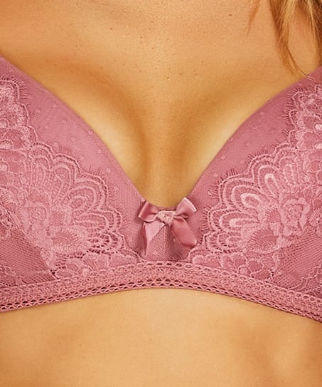 Voorgevormde bh zonder beugel Bessie Pink Ribbon, Roze