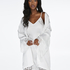 Kimono Satin lace, Wit