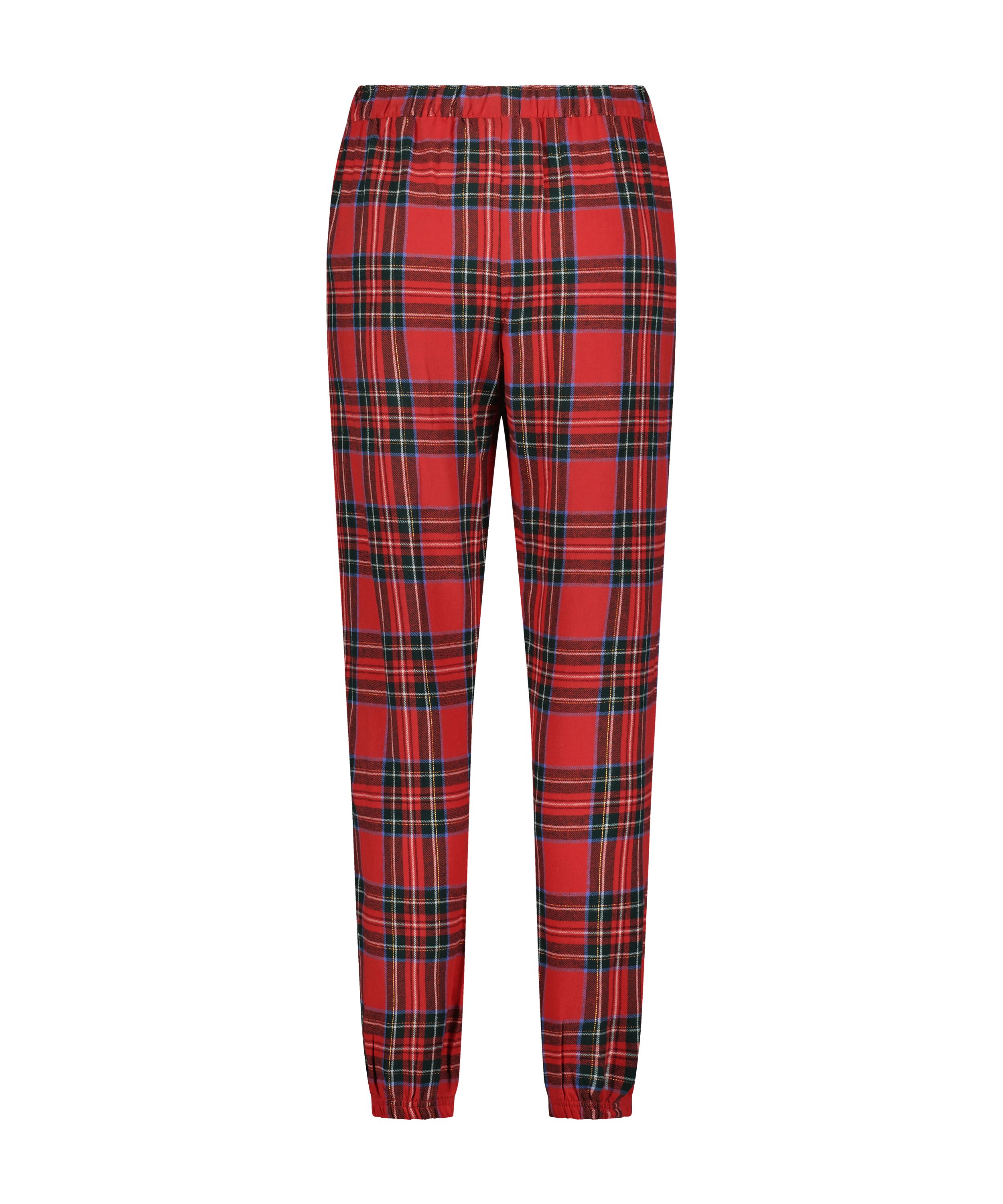 Petite pyjamabroek Flanel, Rood, main