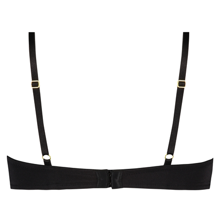 Voorgevormde beugel bh Gigi Dierenprint, Zwart