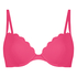 Voorgevormde beugel bikinitop Scallop, Roze