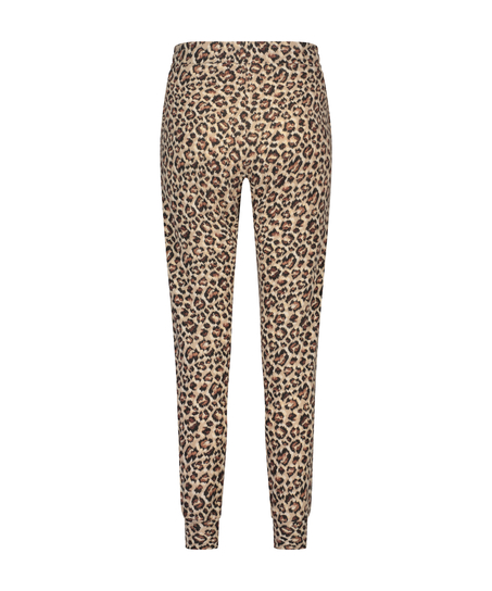 Broek Brushed Jersey, Beige