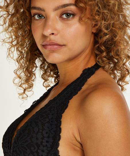 Brassière Rose, Noir