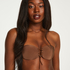 Soutien-gorge adhésif push-up, Brun