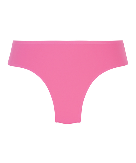 Slip brésilien Invisible Lace Back, Rose