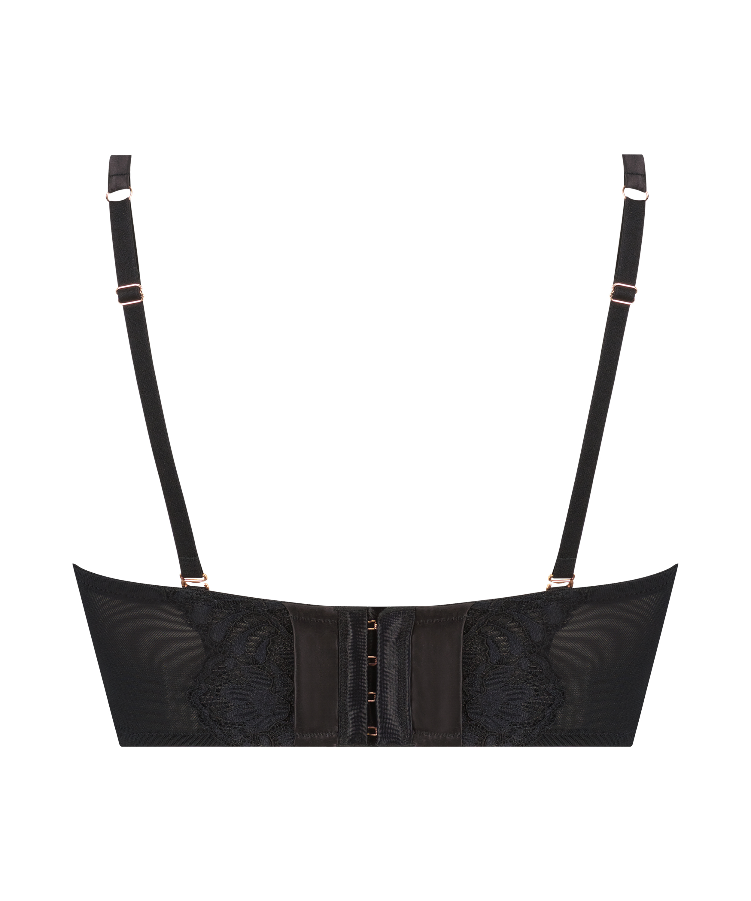 Soutien-gorge à armatures préformé sans bretelles Jamie, Noir, main