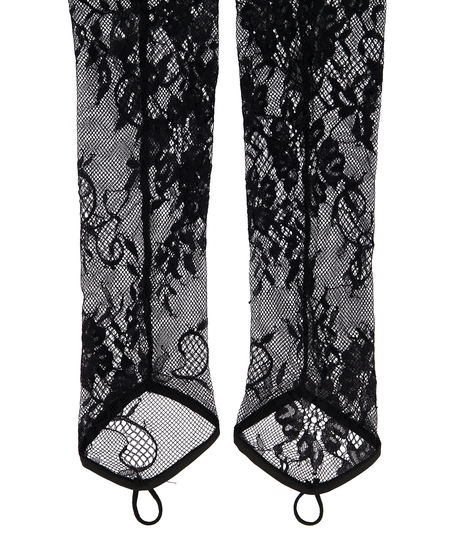 Handschoenen Lace, Zwart