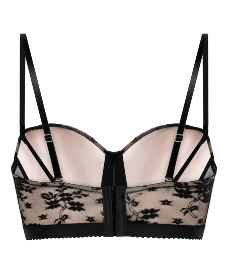 Soutien-gorge non-rembourr&eacute; &agrave; armatures Chelsey, Noir