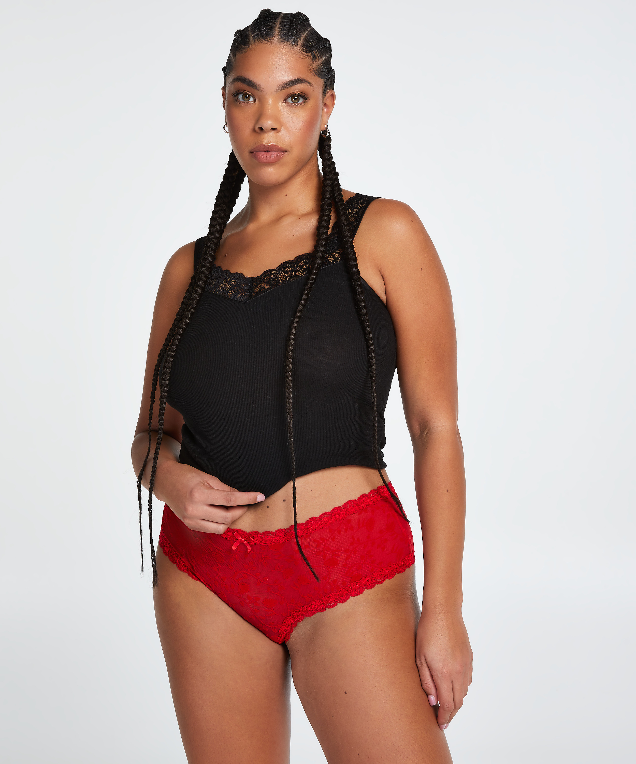 Brazilian V-shape Curvy, Rood, main