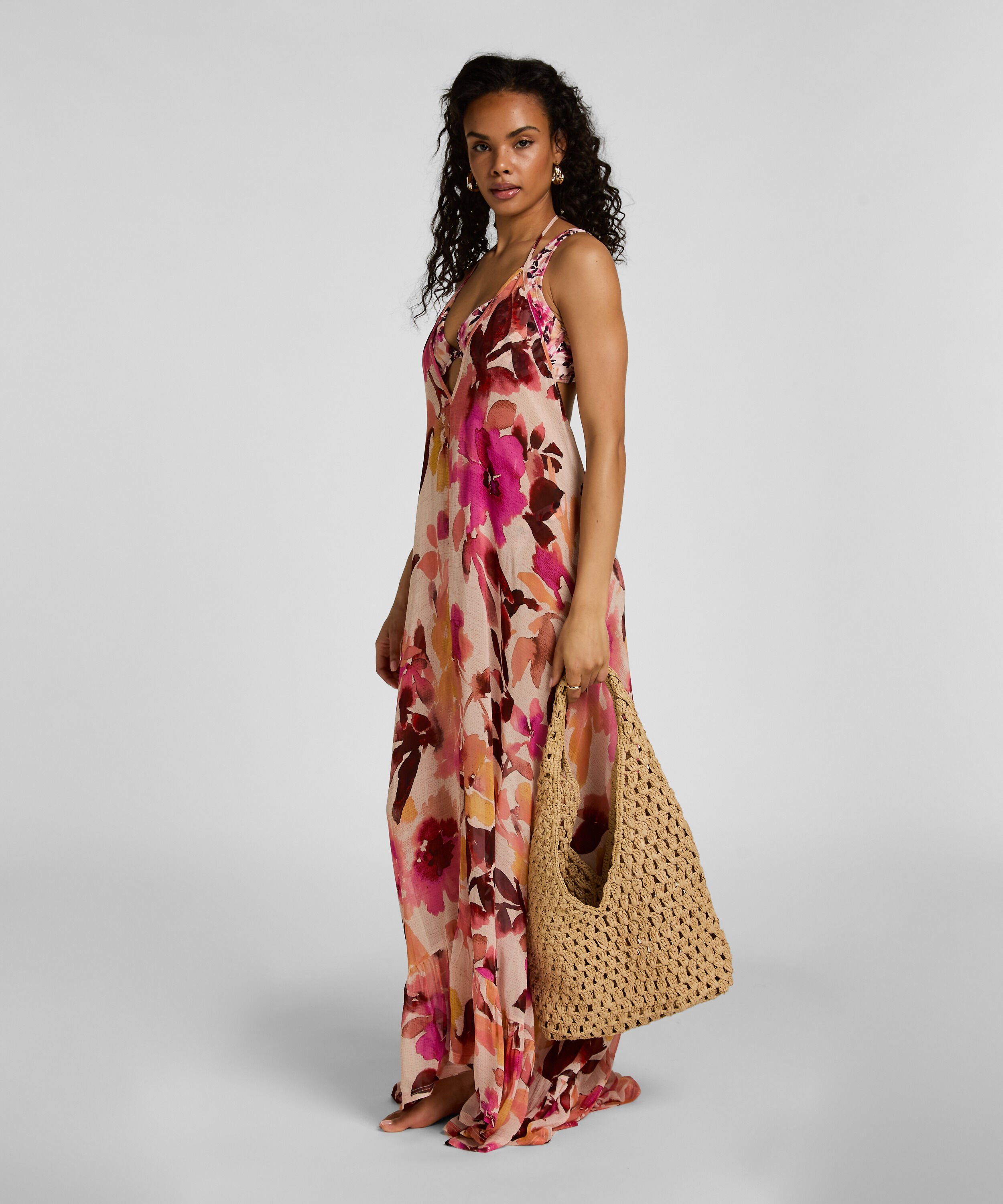 Sac de Plage Raphia, Beige