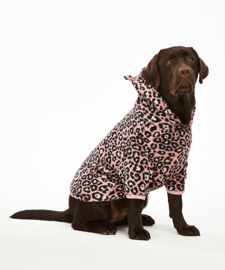 Fleece honden onesie, Roze