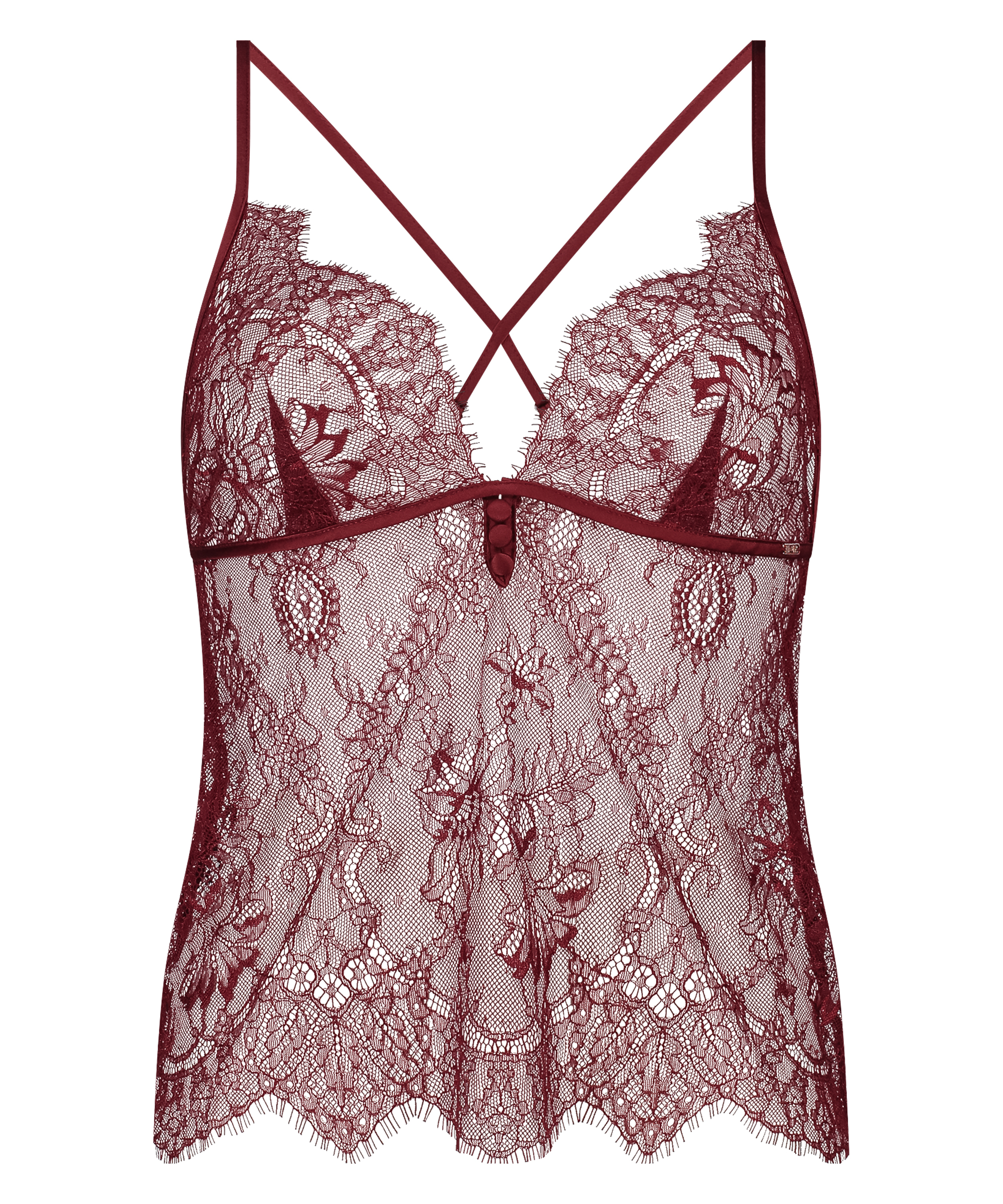 Cami Lace Delphine, Rood, main