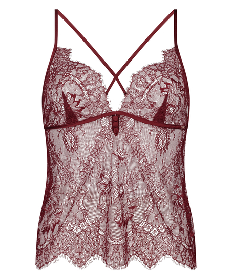 Cami Lace Delphine, Rood